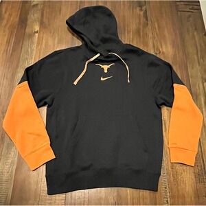 Nike Texas Longhorns NCAA Official Football Hoodie Black/Orange 
Men's Small